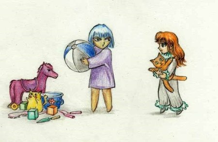 Рисунок к стихотворению жадина