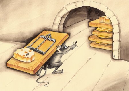 Жадность карикатура