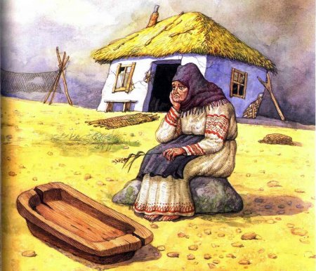 Сказка о золотой рыбке старуха у разбитого корыта