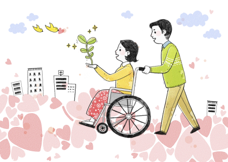 Инвалид иллюстрация