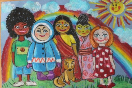 Рисование Дружба народов