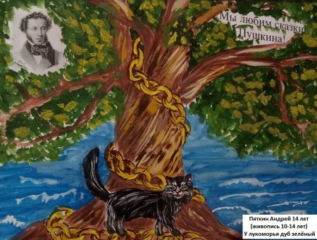 Рисование в детском саду сказки Пушкина