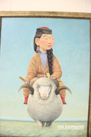 Художник Калмыкии Поваев картины