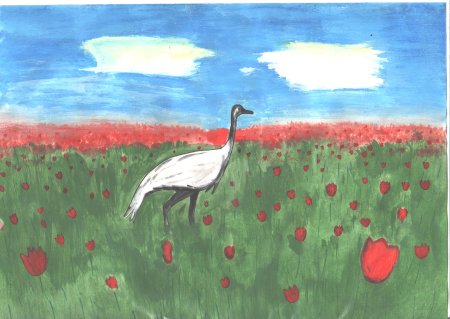 Рисунок на тему степь