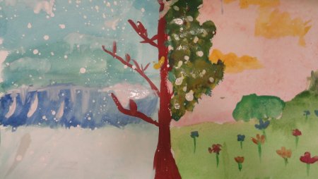 Сурикова Ивана Захаровича иллюстрация зима