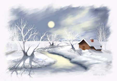 Иван Саввич Никитин встреча зимы нарисовать рисунок