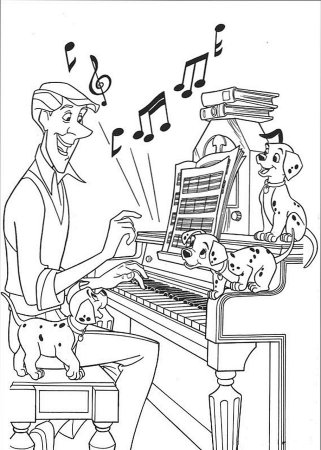 Раскраска музыкант