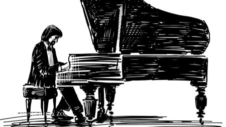 Пианино раскраска для детей