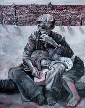 Давид Олер рисунки Холокост