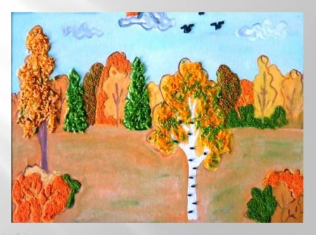 Аппликация Золотая осень