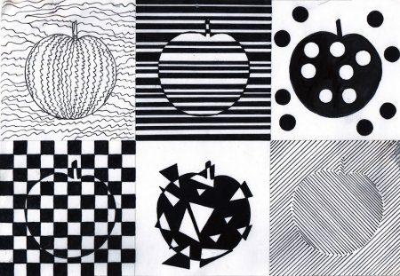 Пропедевтика точка линия пятно