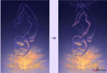 Рисуем человека в невесомости