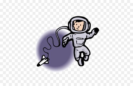 Человек в невесомости рисунок