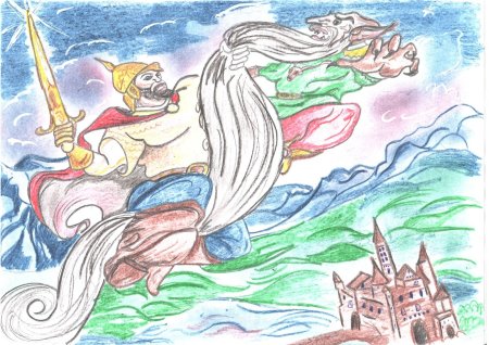 Иллюстрация к поэме Руслан и Людмила