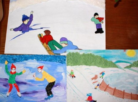 Рисование льдом