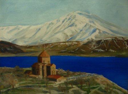 Картина живопись Церковь Святого Карапета Армения