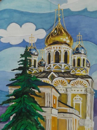 Вознесенский собор Елец зимний пейзаж