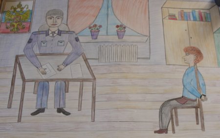 Рисование папа полицейский