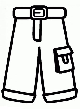 Раскраска одежда