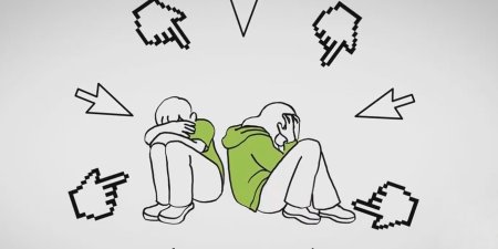 Кибербуллинг иллюстрация