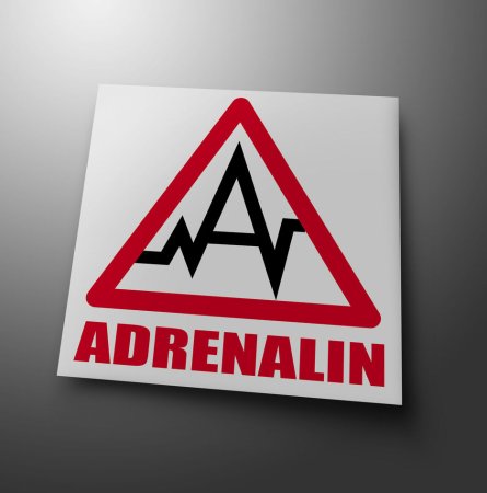 Адреналин надпись