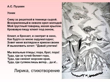 Узник Пушкин стихотворение