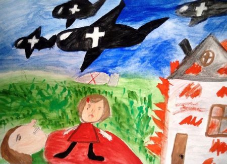 Война глазами детей рисунки