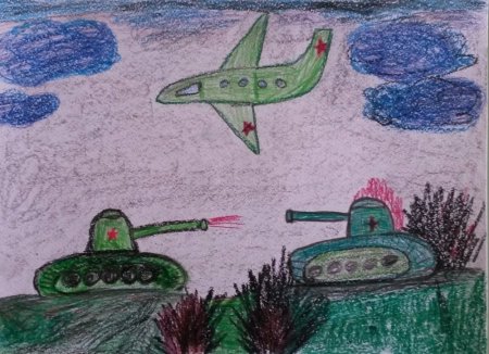 Конкурс рисунков они сражались за родину