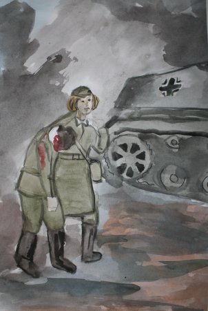Конкурс рисунков они сражались за родину