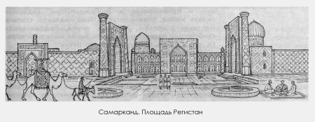 Самарканд план площади Регистана