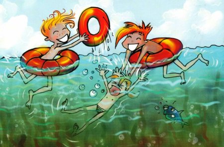 Рисунок на тему правила поведения на воде