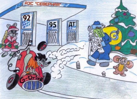 Рисунки на тему Газпром