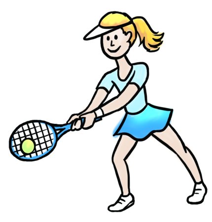Теннис иллюстрация