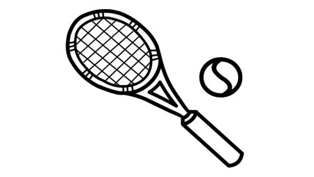 Теннис мультяшный