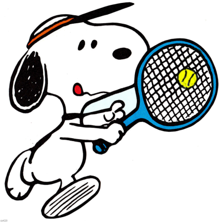 Теннис для разукрашивания