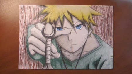 Рисовка аниме из Наруто
