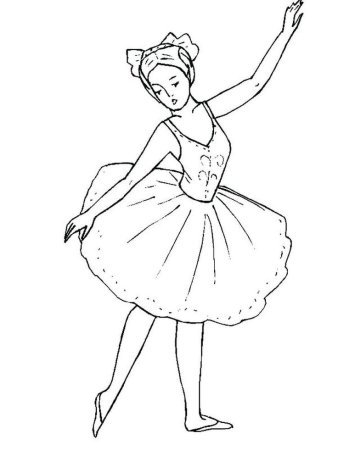 Балерина рисунок