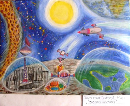 Рисование на тему зеленое будущее планеты