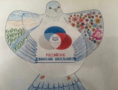 Детские рисунки РДШ