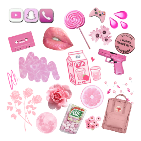 Розовые Стикеры