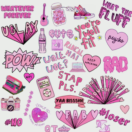 Рисунки для ЛД розовая тема