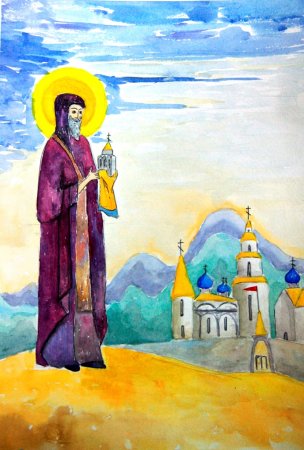 Святые заступники Руси рисунки