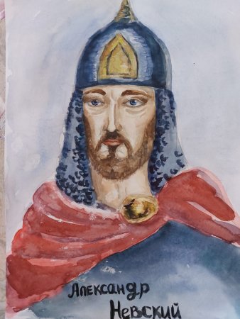 Александр Невский защитник земли русской рисунки