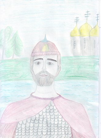 Александр Невский для срисовки