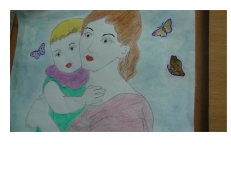 Загляни в мамины глаза рисунок