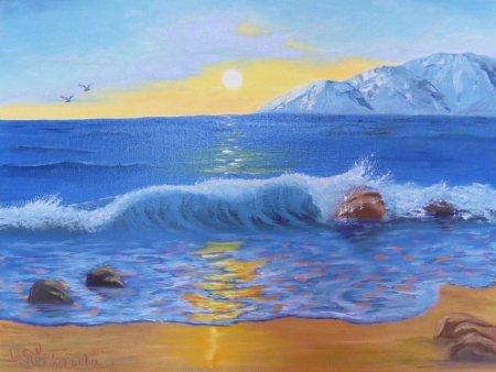 Море рисунок