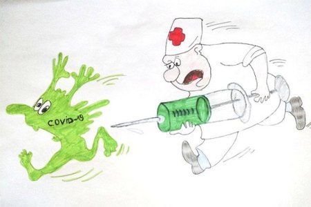 Рисунок борьба с коронавирусом