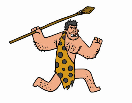 Первобытные люди иллюстрации