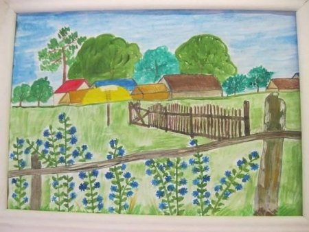 Природа родного края рисунки