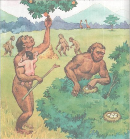 Рисование первобытные люди подготовительная группа